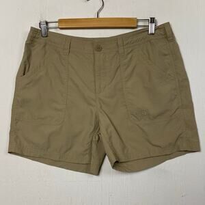 The North Face Tan 100% Nylon Active Hiking Shorts Size 10